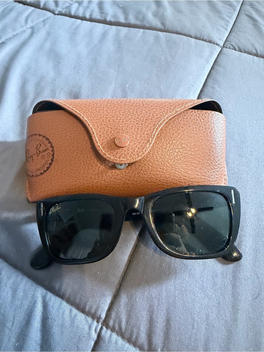 Ray-Ban RB2248 Caribbean Black Sunglasses + Case